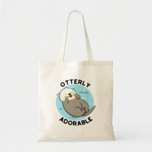 Otter Pun... Schattig Tote Bag
