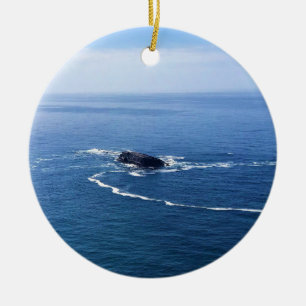 Otter Rock, Cape Foulweather, Newport, Oregon Keramisch Ornament