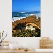 Otter Rock in Devil's Punchbowl State Park, Oregon Poster (Keuken)