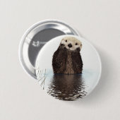 otter ronde button 5,7 cm (Voorkant /achterkant)