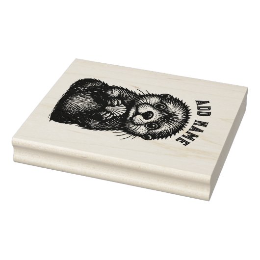 Otter & Shell Rubberstempel (Stempel)