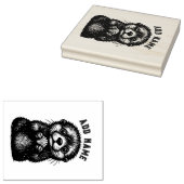 Otter & Shell Rubberstempel (Gestempeld)
