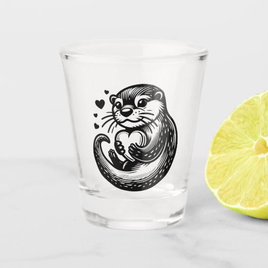 Otter Shot Glas (Voorkant)