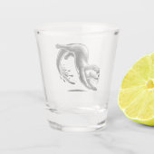 Otter Shot Glas (Achterkant)