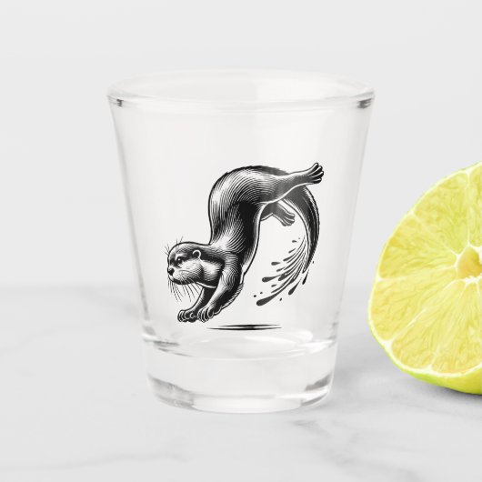 Otter Shot Glas (Voorkant)