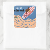 Otter Shred Sticker (Tas)