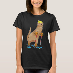 Otter Skiën Wintersport T-shirt