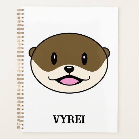 Otter souriant mignon (Devant)