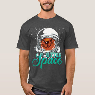 Otter Space Animal Science Space Fan Premium T-shirt