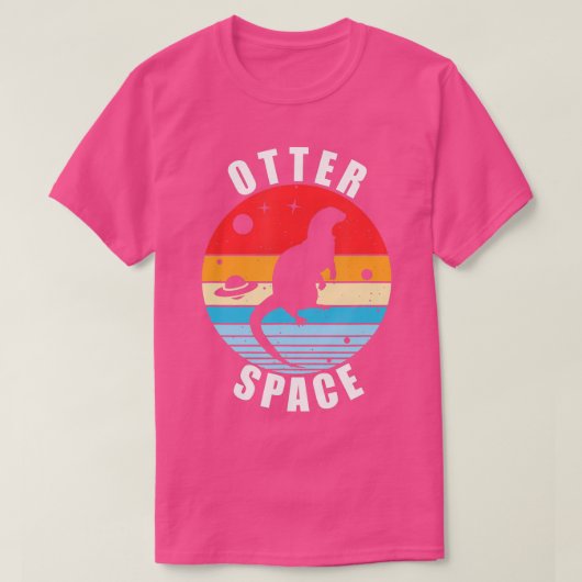 Otter Space  Funny Zee Otter Space T-shirt (Design voorkant)