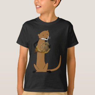 Otter Spel the French Horn T-shirt