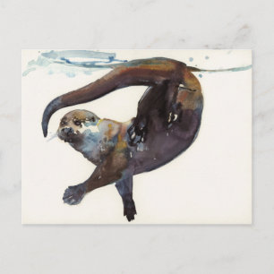 Otter Study II - Talisker Briefkaart