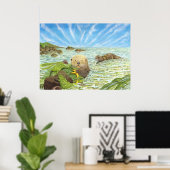 Otter Tide Poster (Thuiskantoor)