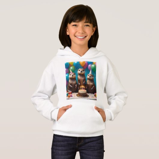 Otter Triplets Anniversaire, (Devant entier)