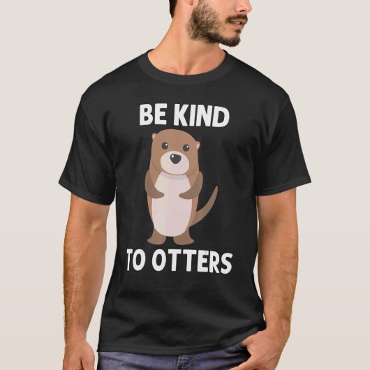 Otter voor vrouwen Aquatic Pup Weasel River Anima T-shirt (Voorkant)