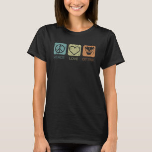 Otter Vrede Liefde Positief Bericht Zee Otter Mari T-shirt