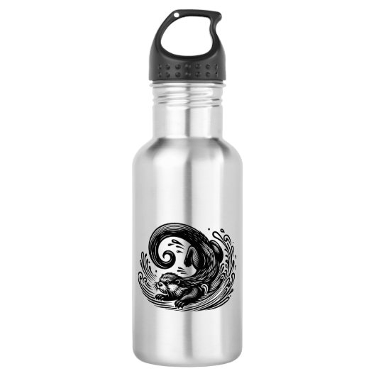 Otter  waterfles  (Voorkant)