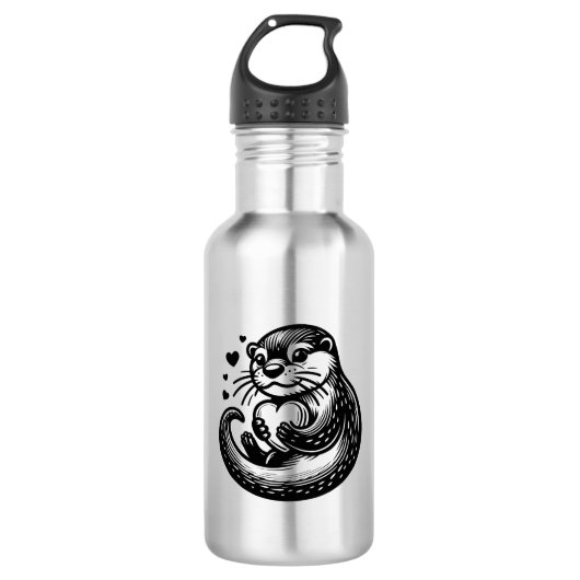 Otter  waterfles  (Voorkant)