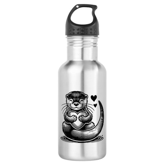 Otter  waterfles  (Voorkant)