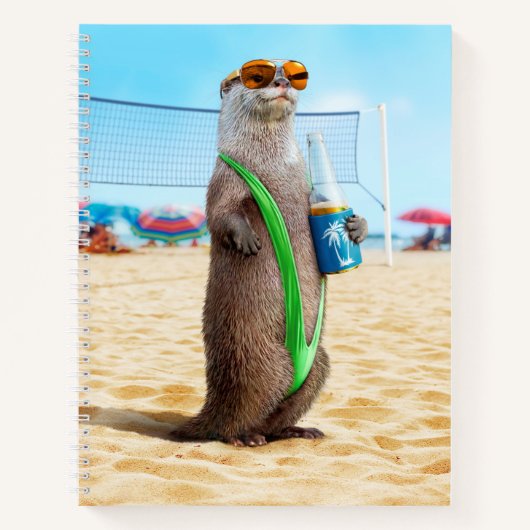 Otter Wearing Mankini Notitieboek (Voorkant)