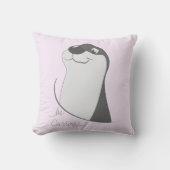 Otter-Wees Nieuwsgierig Kussen (Voorkant)