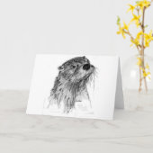 Otter Whiskers Kaart (Gele Bloem)