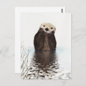 Otter Wildlife Image Briefkaart (Voorkant / Achterkant)