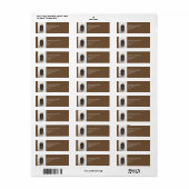 Otter Wildlife Image Etiket (Full Sheet)