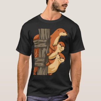 Otter Women Cute Otter Gift Mannen Kinder Otter Lo T-shirt