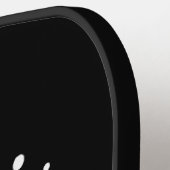 Otter Zee Otter kerstdieren cadeau idee Pickleball Paddle (Links Detail)