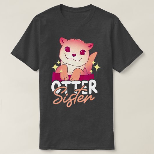 Otter Zuster met Otter - 2 T-shirt (Design voorkant)