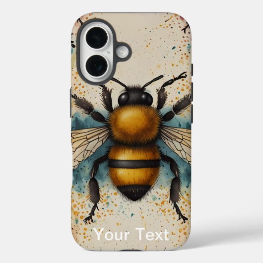 OtterBox Bee Patten Design Case-Mate iPhone Case (Achterkant)