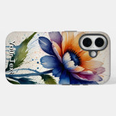 OtterBox Flower Watercolor Case-Mate iPhone Case (Achterkant (horizontaal))