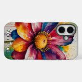 OtterBox Flower Watercolor Case-Mate iPhone Case (Achterkant (horizontaal))