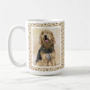 Otterhondschildering - Kute Original Dog Art Koffiemok