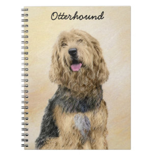 Otterhondschildering - Kute Original Dog Art Notitieboek