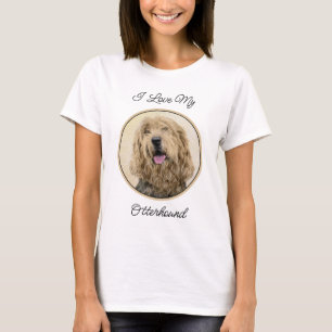 Otterhondschildering - Kute Original Dog Art T-shirt