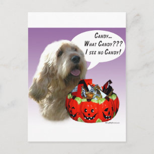 Otterhound Halloween-Snoep Briefkaart