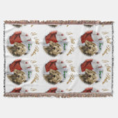 Otterhound Kerstmis Deken (Voorkant)