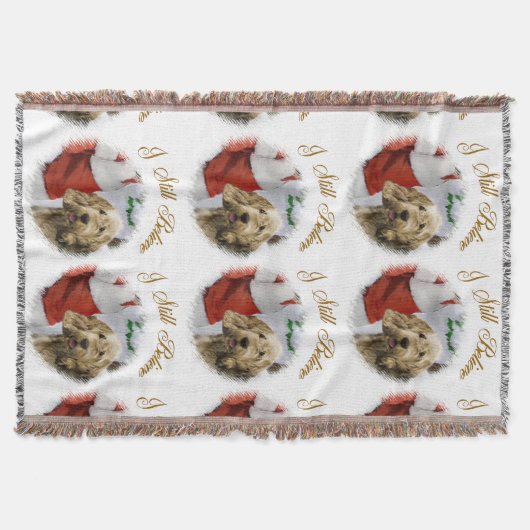 Otterhound Kerstmis Deken (Voorkant)