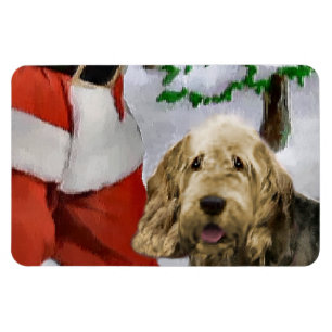 Otterhound met Kerstmis Magneet