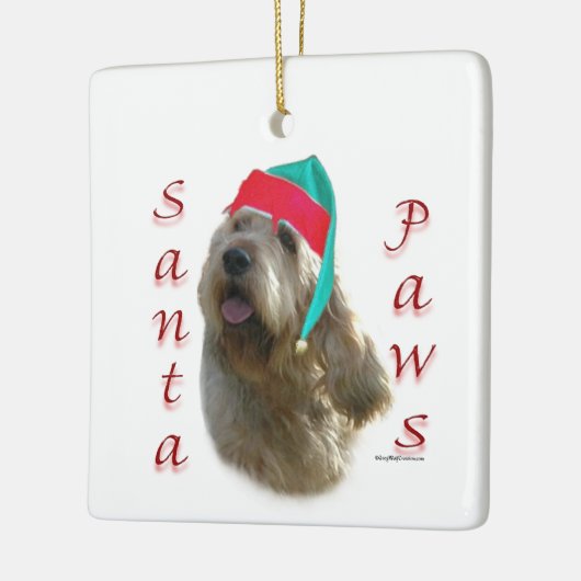 Otterhound Santa Paws Keramisch Ornament (Links)
