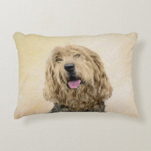 Otterhound Schilderij - Mooie Originele Honden Kun Accent Kussen