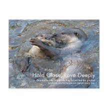 Otterliefde Ansichtkaart