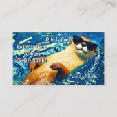 Otterlijk Lekker! - Rivierotter Grappig Ontwerp Visitekaartje (Voorkant)