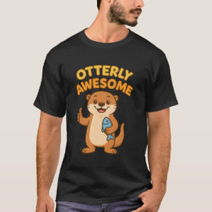 Otterly Geweldig T-Shirt Schattige dier woordspe