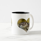 Otterly In Love Deux Tone Coffee Mug (Devant droit)