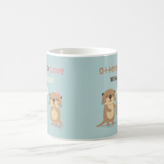 Otterly mignon dans l'amour avec vous tasse de (Centre)