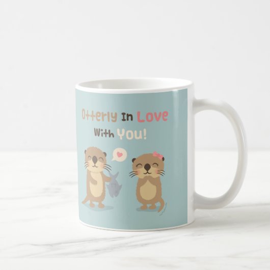 Otterly mignon dans l'amour avec vous tasse de (Droite)