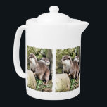 OTTERS<br><div class="desc">Une aquarelle design d'une paire de petites loutres très mignonnes.</div>